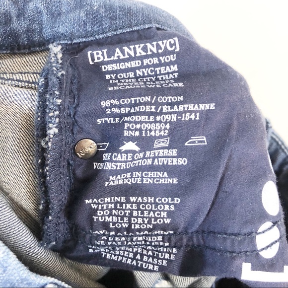 BLANK NYC Skinny Classique Embroidered Floral Jean 27 - Picture 7 of 8